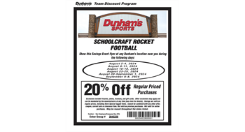 Save 20% at Dunham's!